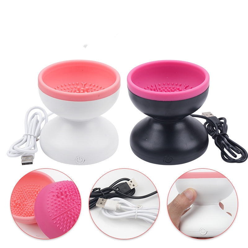 Electric Makeup Brush Cleaner Machine Portable Automatic USB Cosmetic Brush Cleaner Tools For All Size Beauty Makeup Brushes Set maisonore shop