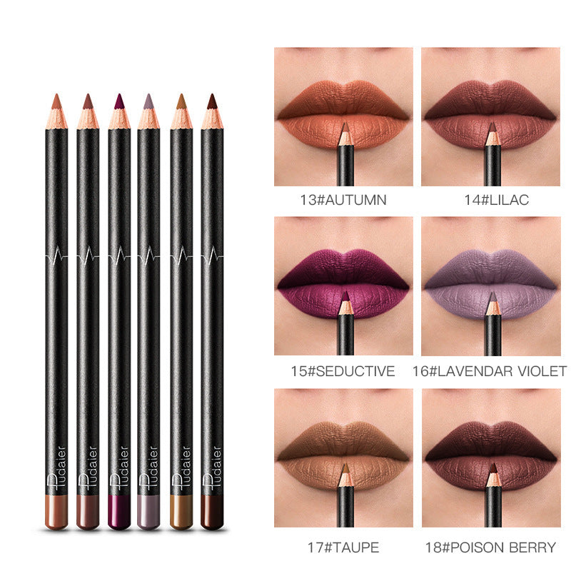 36 Color Lip Liner Waterproof Non-smudge Nude Color Maisonore
