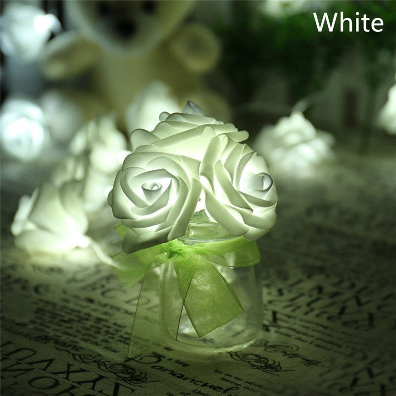 Lights Battery Powered Romantic Floral Lamp Wedding Valentines Day Maisonore