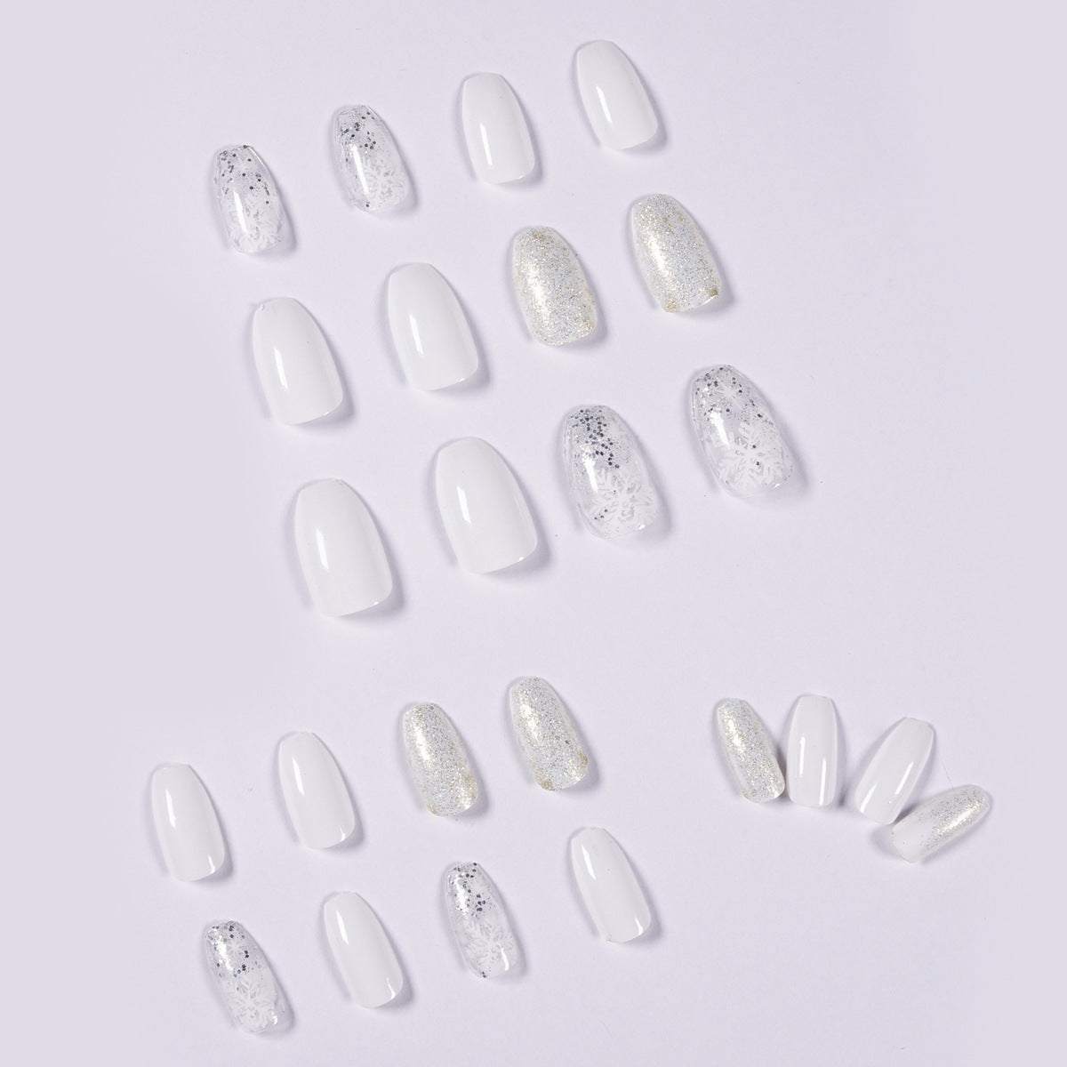 Ice Glitter Short Ballet Foreign Trade Section Wears Nail Art Maisonore
