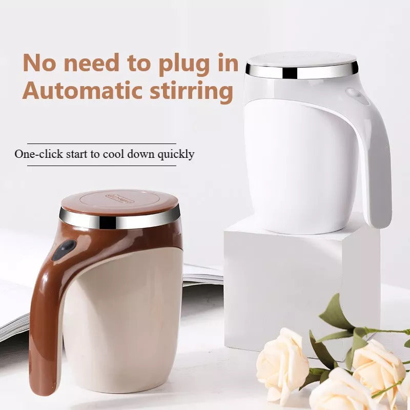 Rechargeable Model Automatic Stirring Cup Coffee Cup High Value Electric Stirring Cup Lazy Milkshake Rotating Magnetic Water Cup maisonore