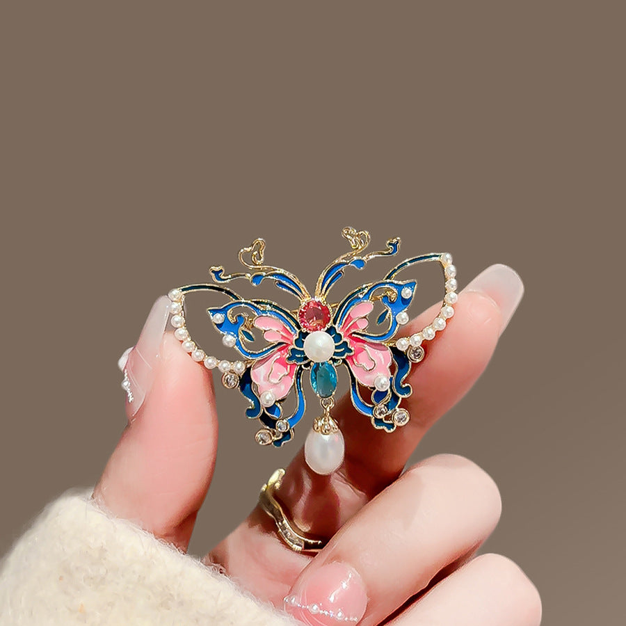 New Alloy Brooch High Sense Niche High-end Pin Coat Suit High-end All-match Corsage Maisonore