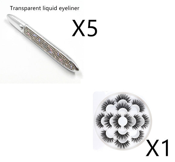 False Eyelashes Self-adhesive Eyeliner Multicolor Maisonore