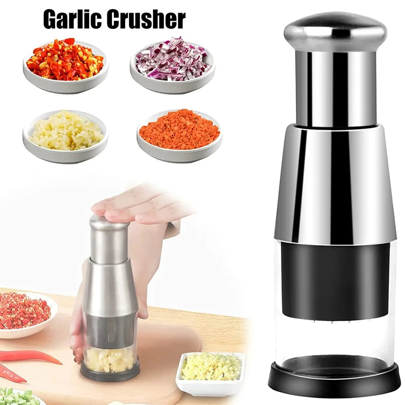 Garlic Crusher Onion Chopper Multipeler Vegetables Chopper Manual Garlic Press Machine Garlic Squeezer Kitchen Gadget Maisonore