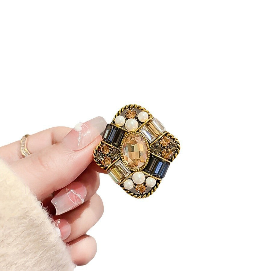 New Alloy Brooch High Sense Niche High-end Pin Coat Suit High-end All-match Corsage Maisonore