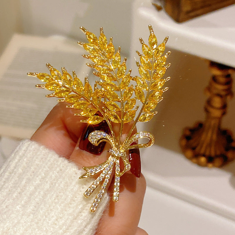 New Alloy Brooch High Sense Niche High-end Pin Coat Suit High-end All-match Corsage Maisonore