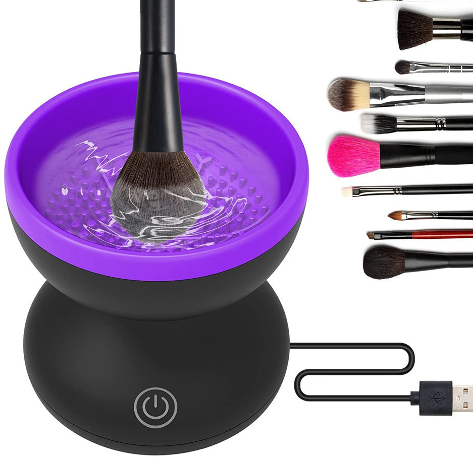 Electric Makeup Brush Cleaner Machine Portable Automatic USB Cosmetic Brush Cleaner Tools For All Size Beauty Makeup Brushes Set maisonore shop