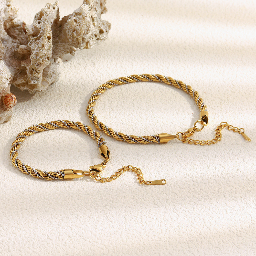 Anklet Twist Beads Winding Bracelet Maisonore