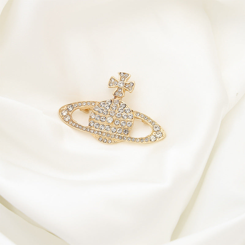 New Alloy Brooch High Sense Niche High-end Pin Coat Suit High-end All-match Corsage Maisonore