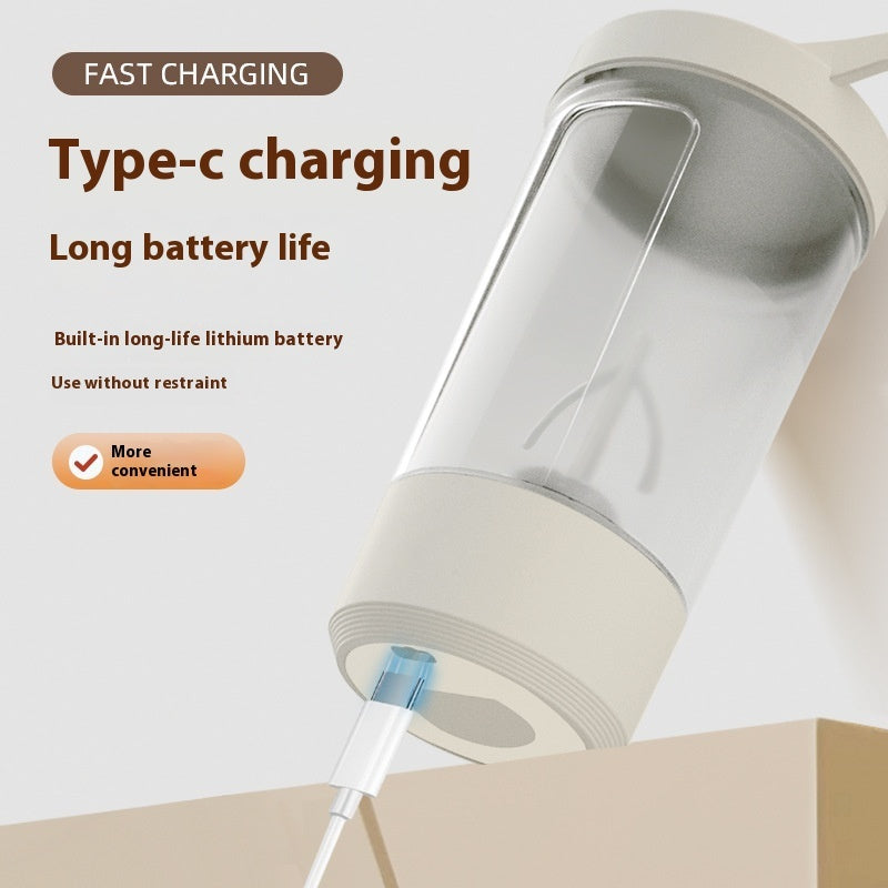 400ML 14oz Electric Protein Powder Mixing Cup Automatic Shaker Mixer Shake Bottle Milk Coffee Blender Kettle Fro Gym 1200mAh Maisonore