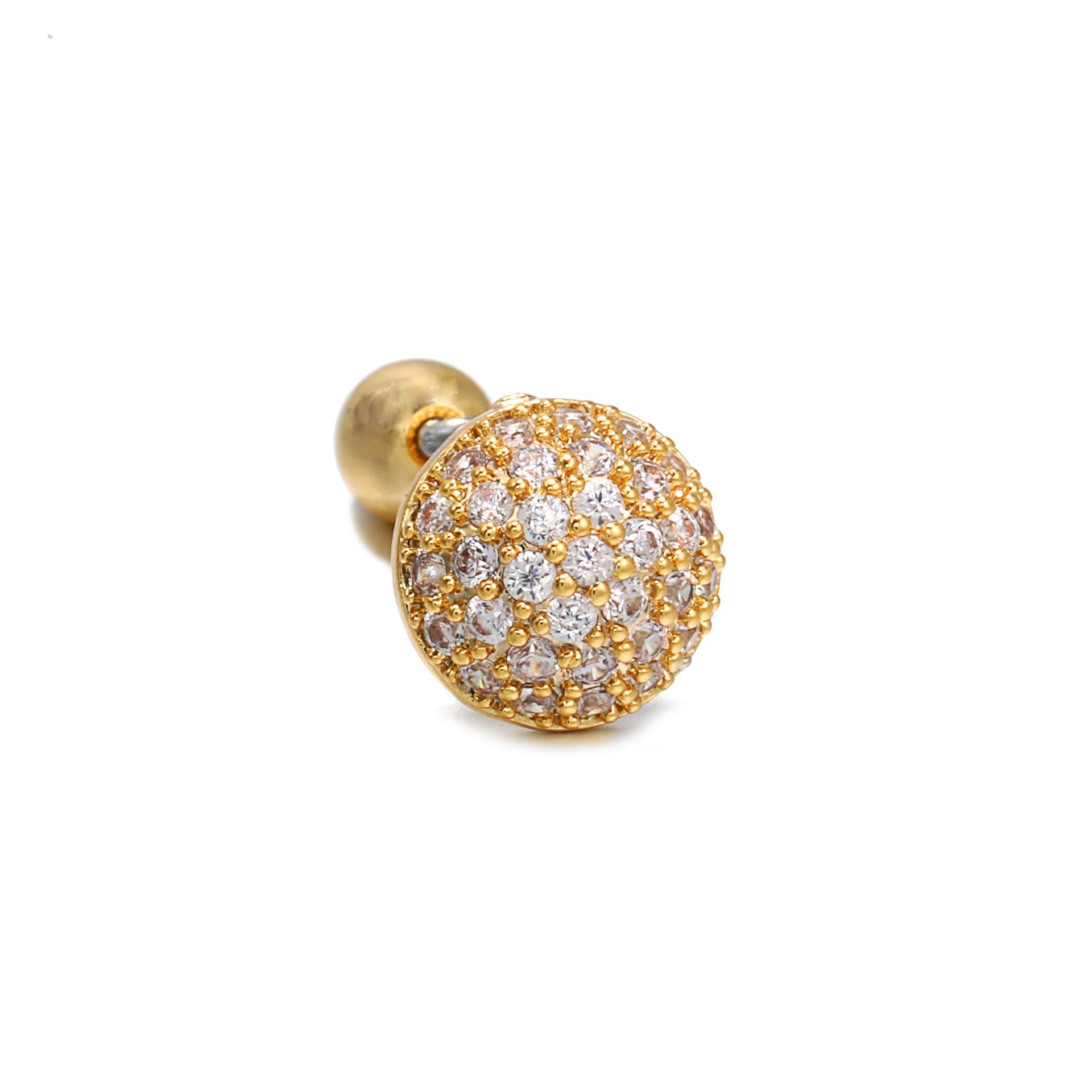 Korean-style Tassel Flower Screw Ball Ear Cartilage Piercing Maisonore