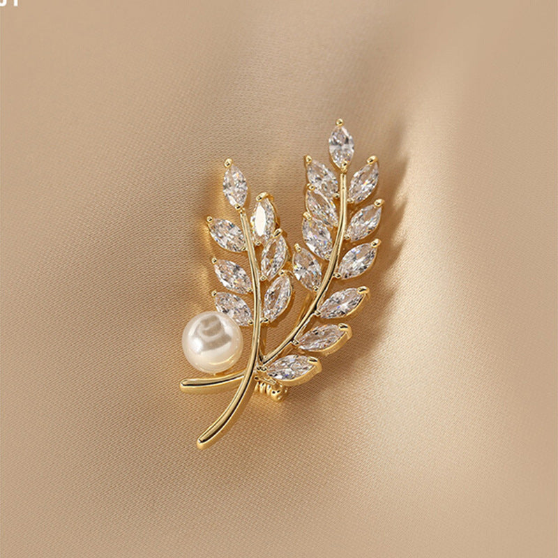 New Alloy Brooch High Sense Niche High-end Pin Coat Suit High-end All-match Corsage Maisonore